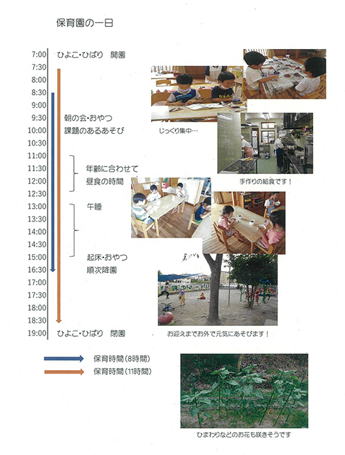 保育園の1日